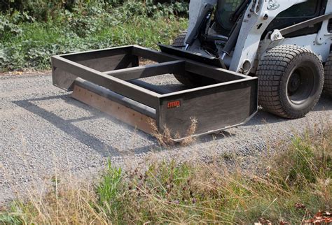 box scraper skid steer|skid steer gravel spreader box.